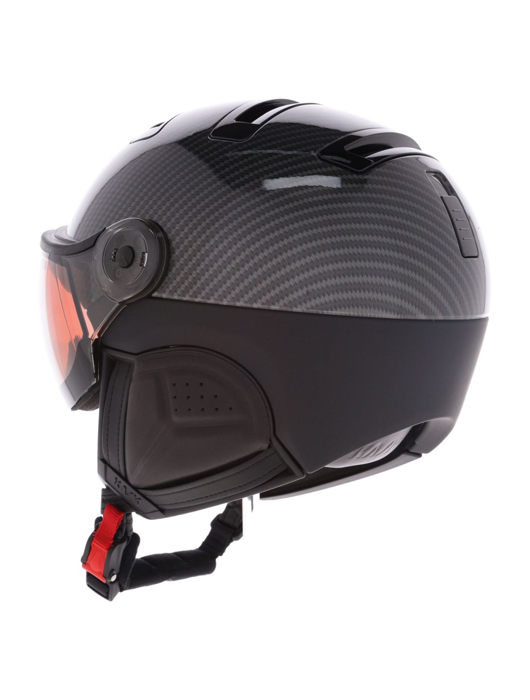 Kask, Piuma-R Elite OA Vizierhelmen unisex Carbon/Black Zwart 