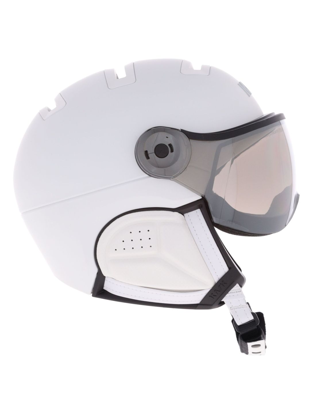 Kask, Piuma-R Shadow Visor skihelm met vizier unisex White wit 