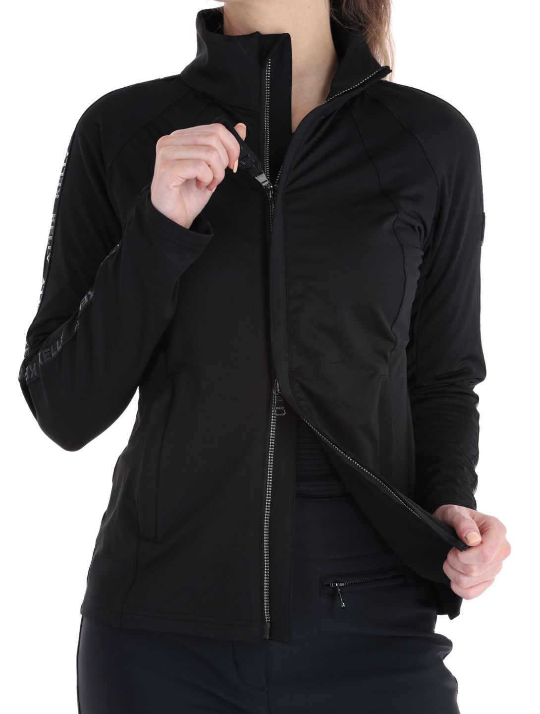 Kelly, Luna vest dames Black zwart 