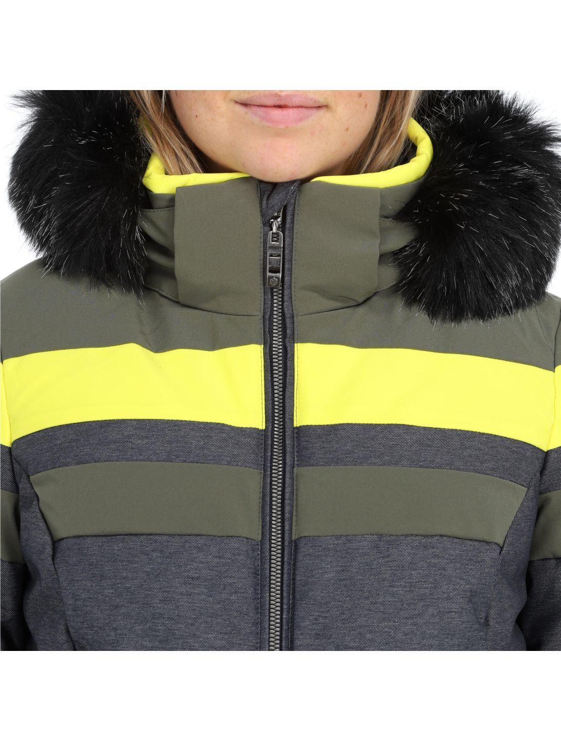 Killtec, Atka Wmn Quilted Ski Jckt D ski-jas dames olive Groen