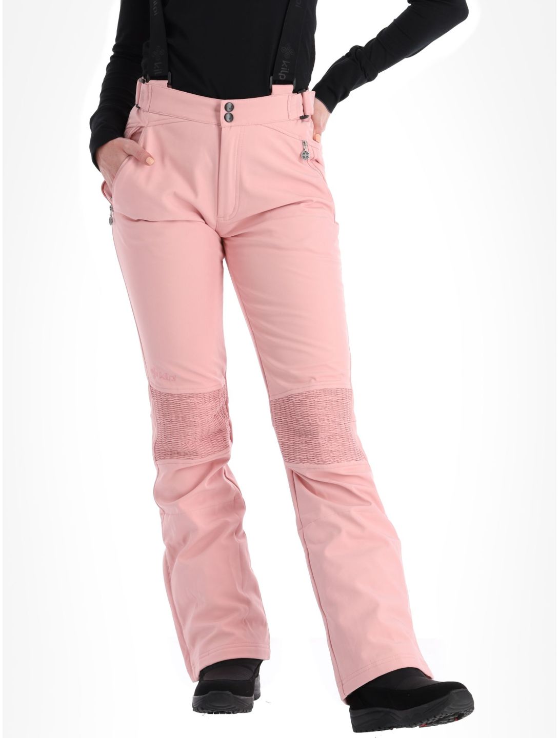 Kilpi, Dione-W softshell skibroek dames Lady Pink roze 