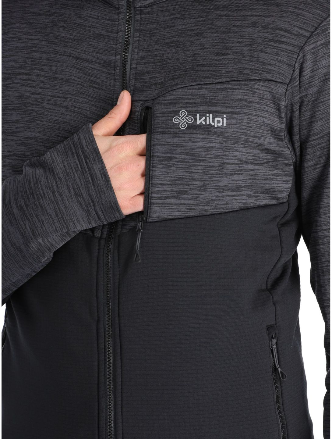 Kilpi, Erin-m vest grote maten heren Black grijs, zwart 