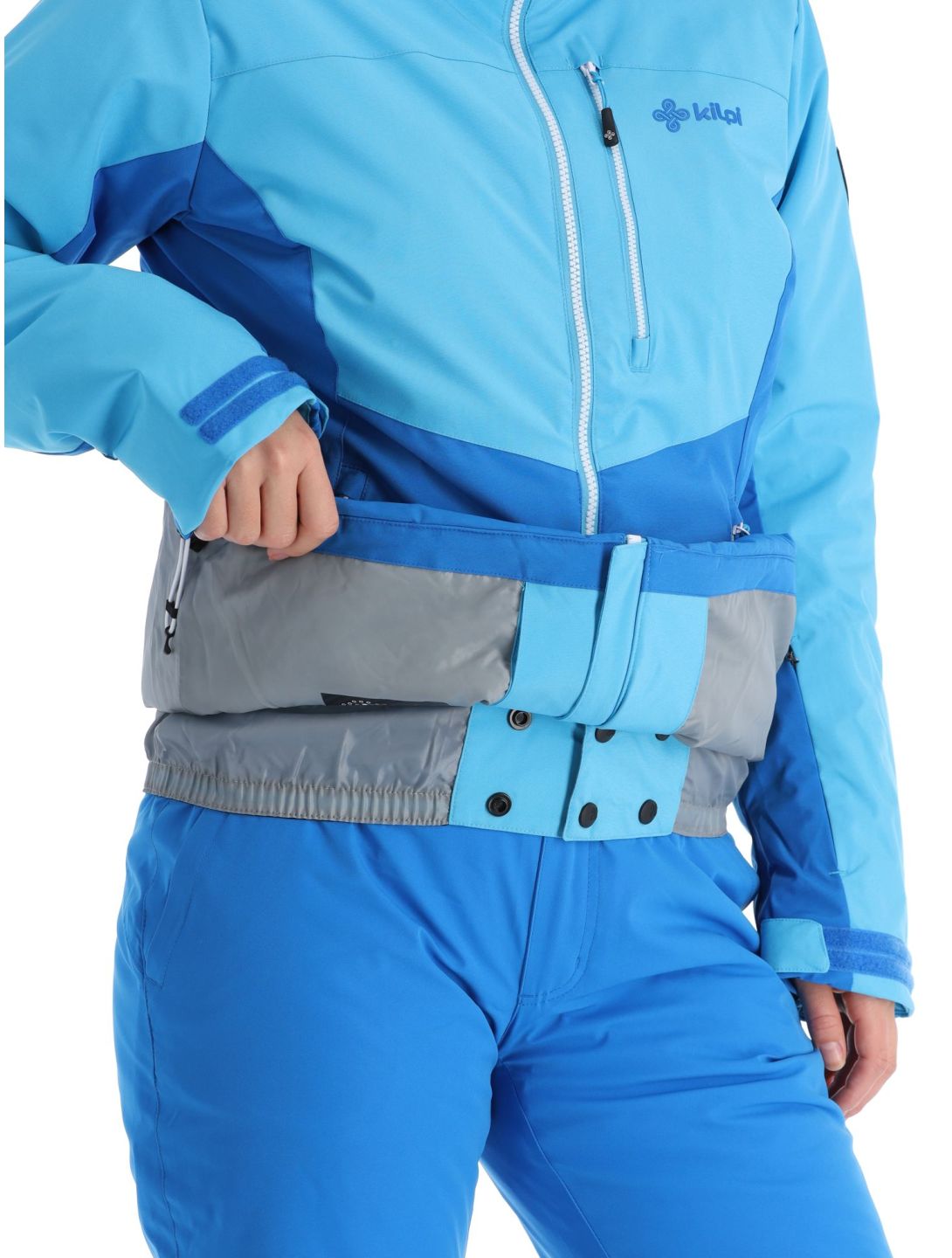 Kilpi, Flip-w ski-jas grote maten dames Blue blauw 