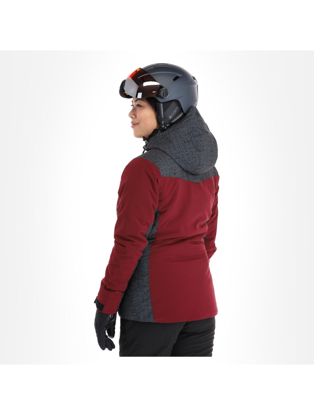 Kilpi, Flip-W ski-jas dames dark rood 