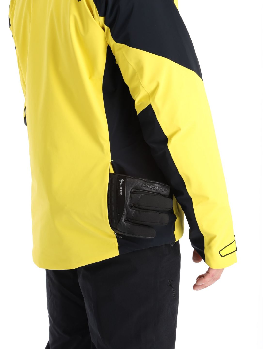 Kilpi, Hyder-M ski-jas heren Yellow geel, zwart 