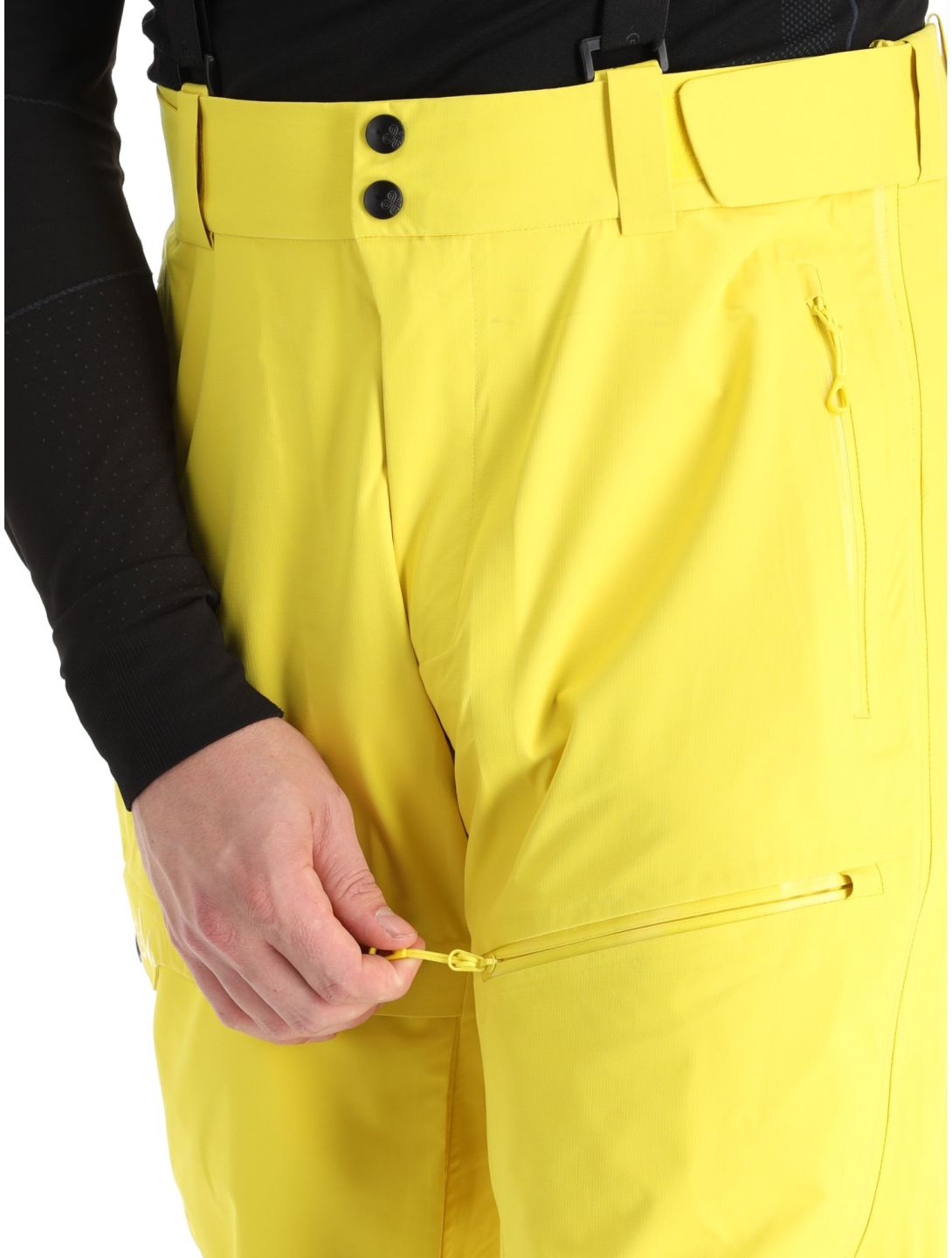 Kilpi, Lazzaro-M hardshell skibroek heren Yellow geel 