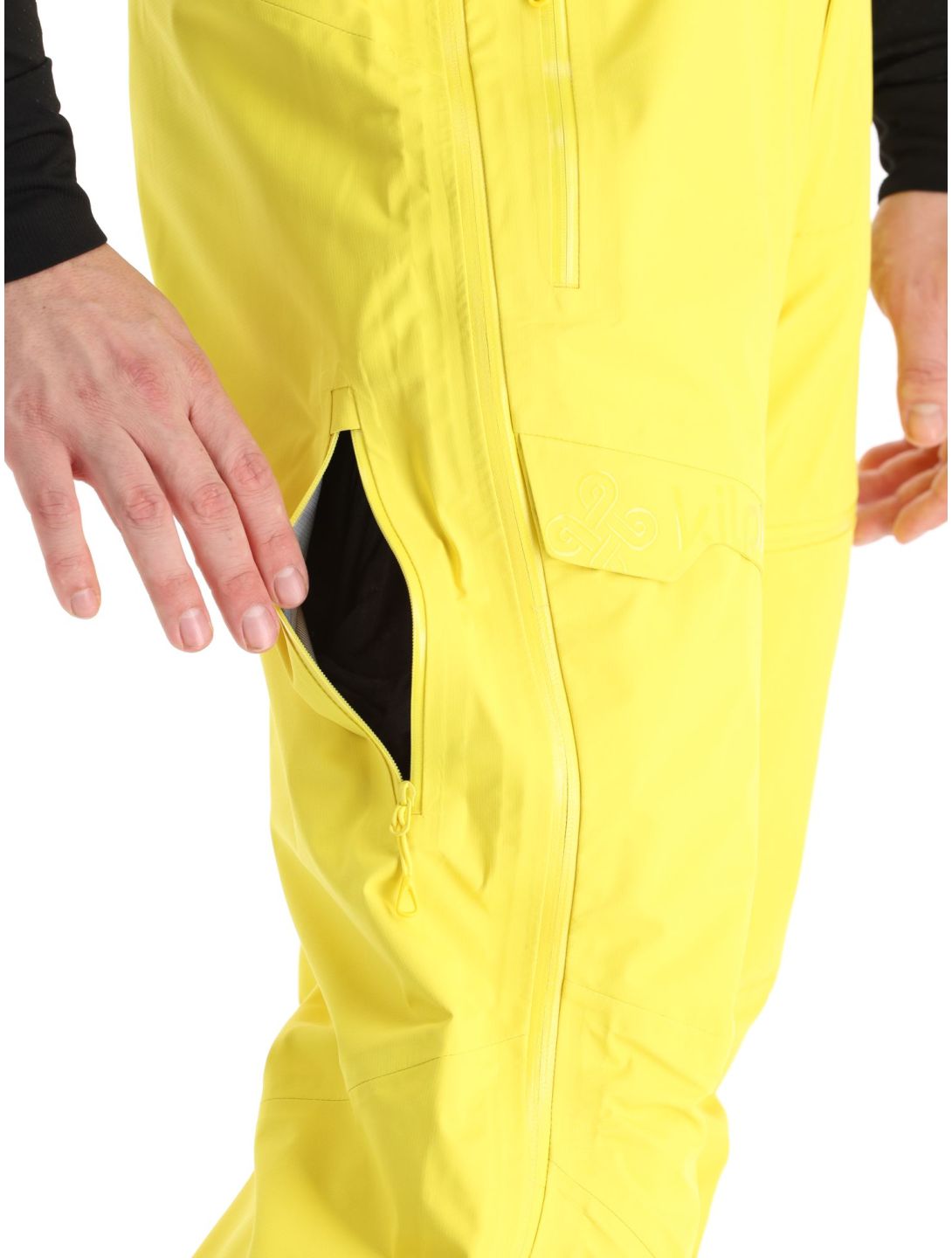 Kilpi, Lazzaro-M hardshell skibroek heren Yellow geel 