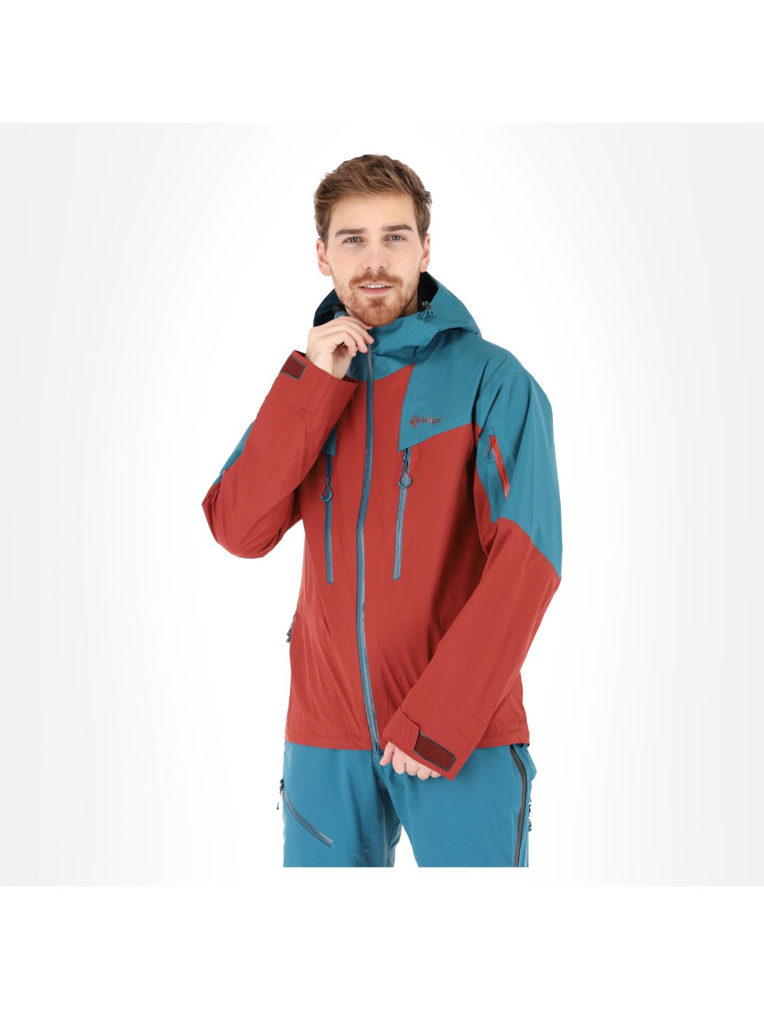 Kilpi, Lexay-M hardshell ski-jas heren dark Rood