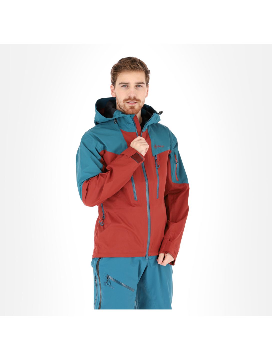 Kilpi, Lexay-M hardshell ski-jas heren dark Rood