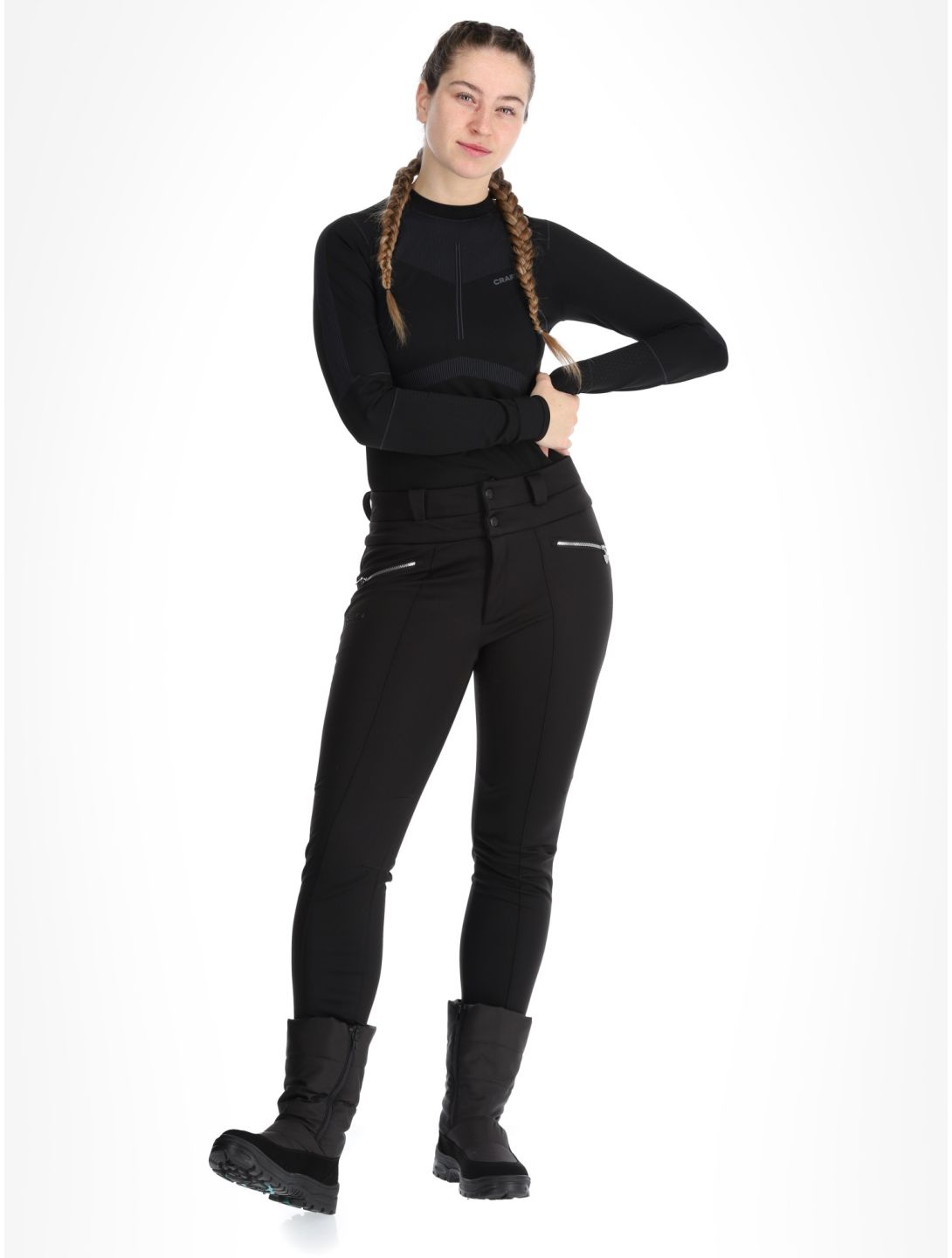 Kilpi, MAURA BF Skilegging dames Black Zwart 