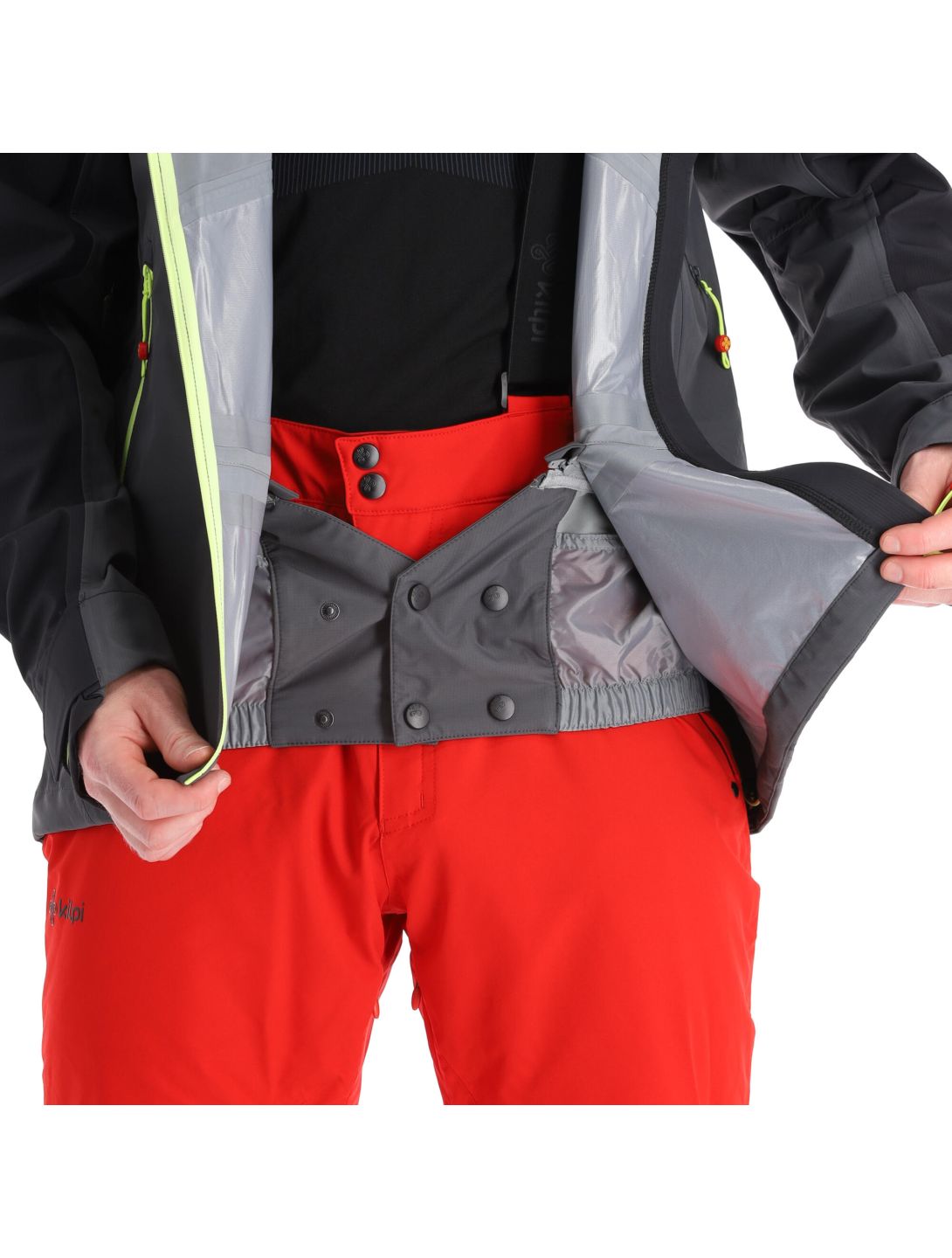 Kilpi, Metrix-M hardshell ski-jas heren zwart 