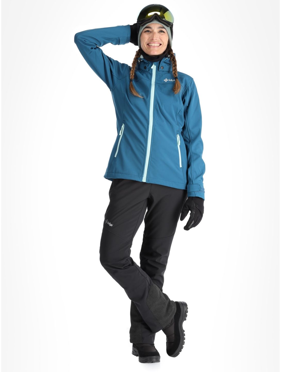 Kilpi, Ravia AC Softshell jas dames Dark Blue Blauw 