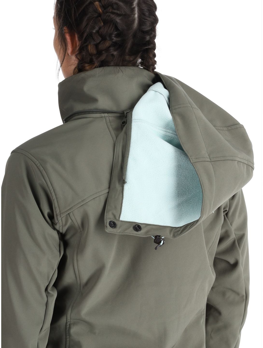 Kilpi, Ravia softshell ski-jas dames Dark Green groen 