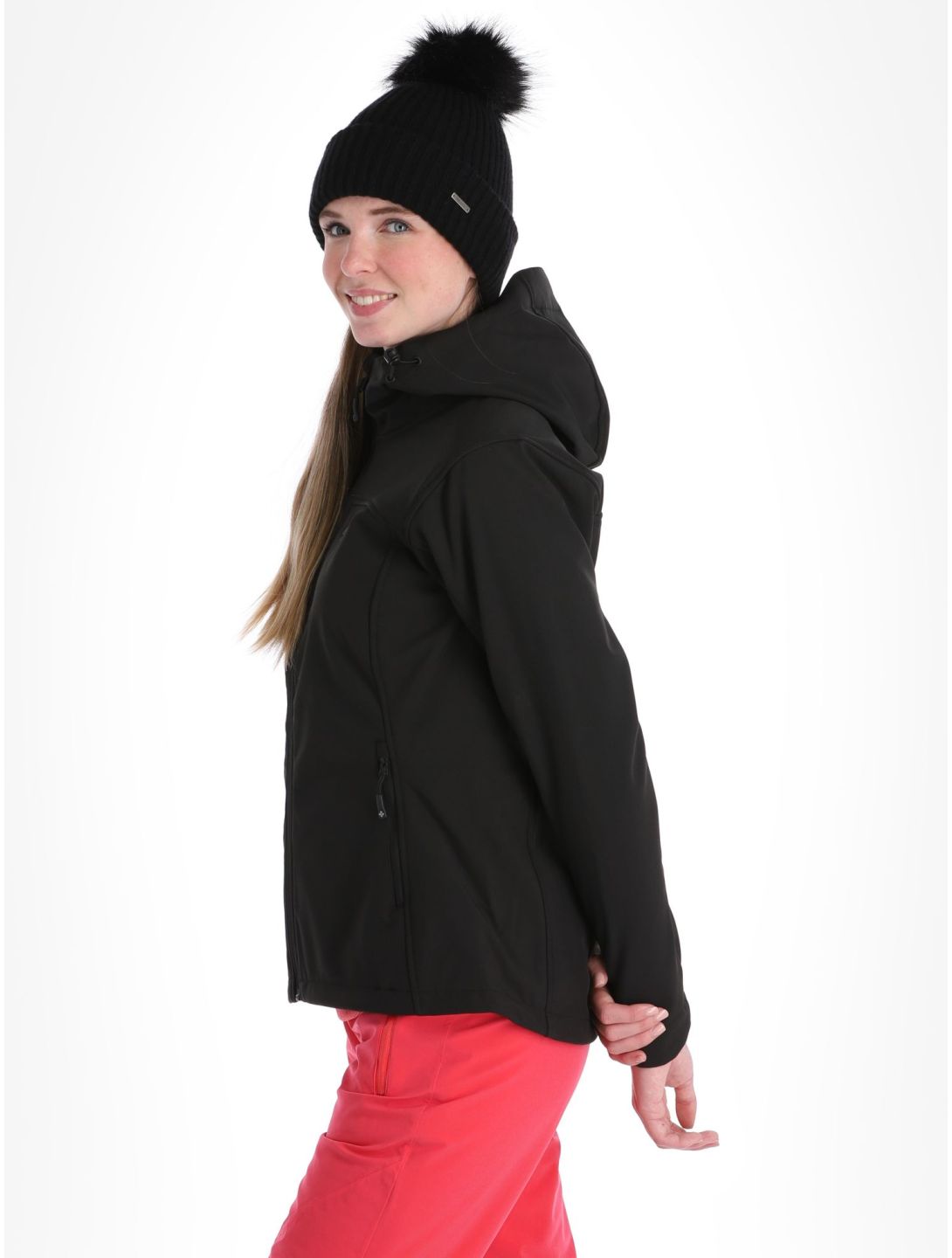 Kilpi, Ravia-W softshell ski-jas dames Black zwart 