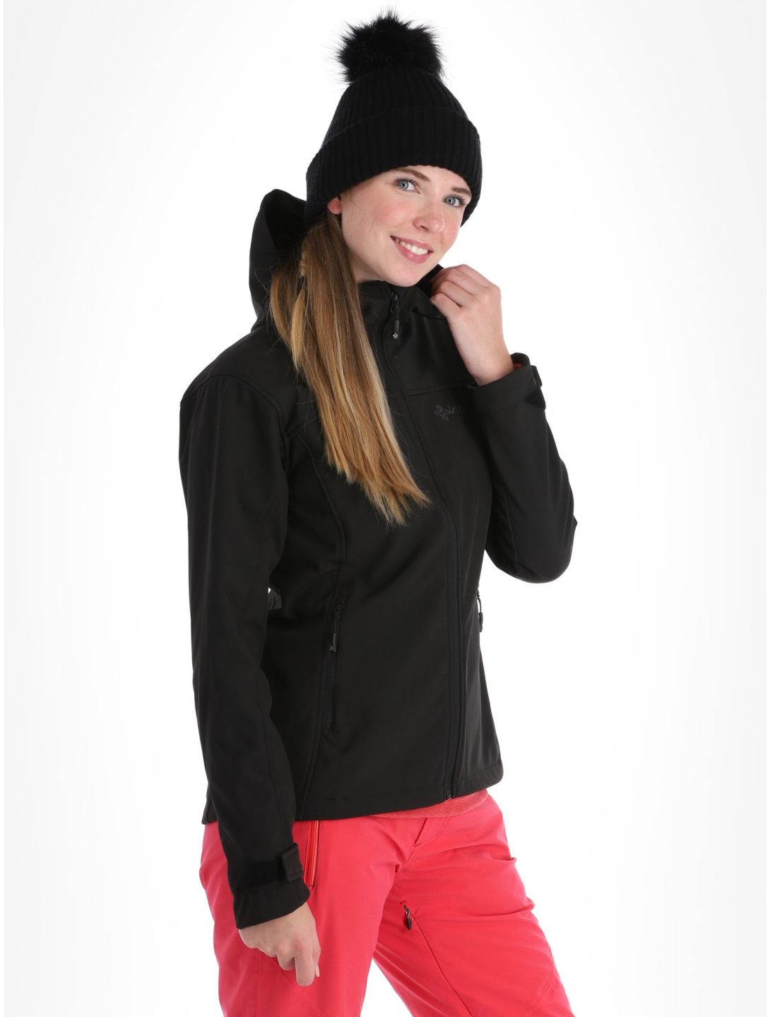 Kilpi, Ravia-W softshell ski-jas dames Black zwart 