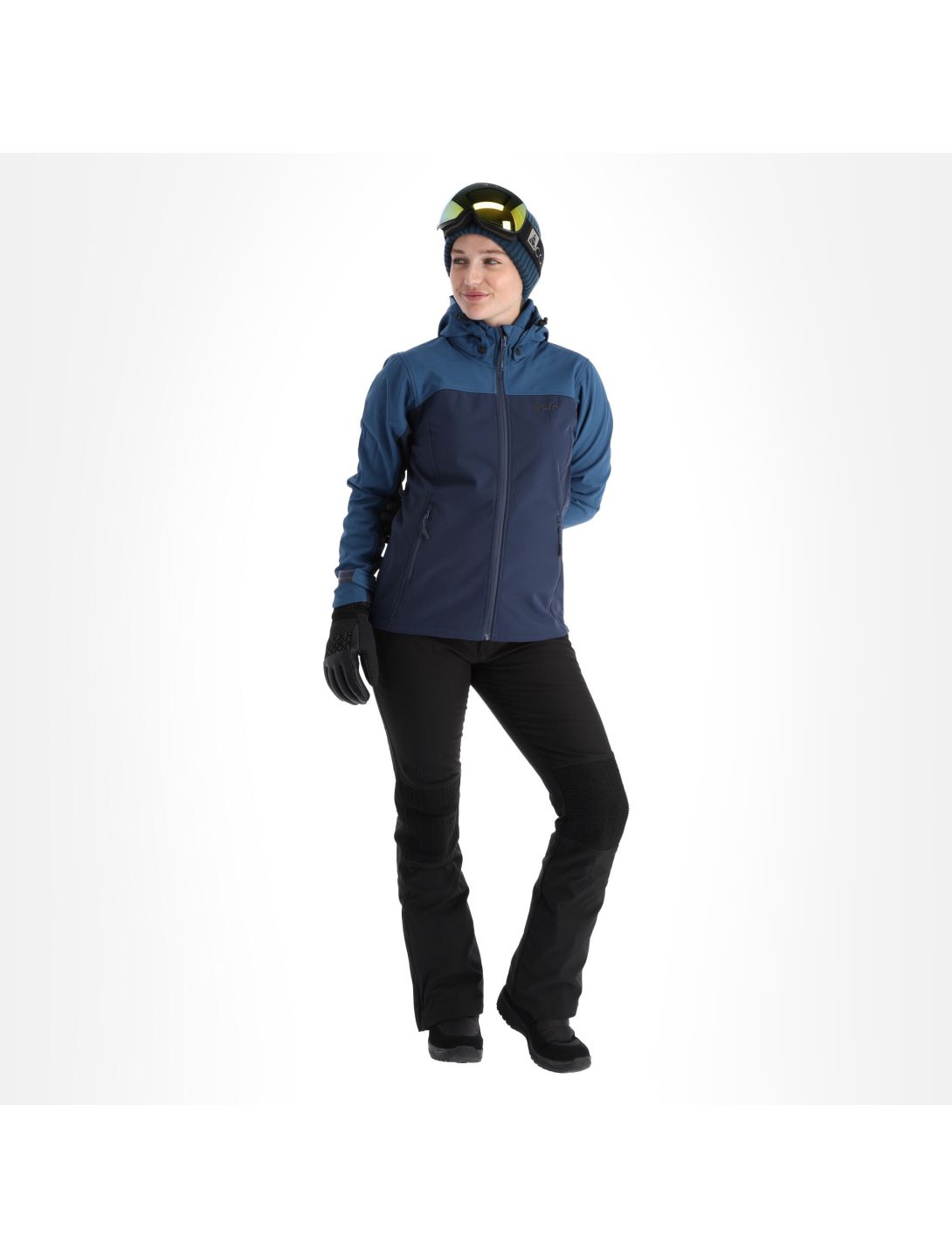 Kilpi, Ravia-W softshell ski-jas dames dark blauw 