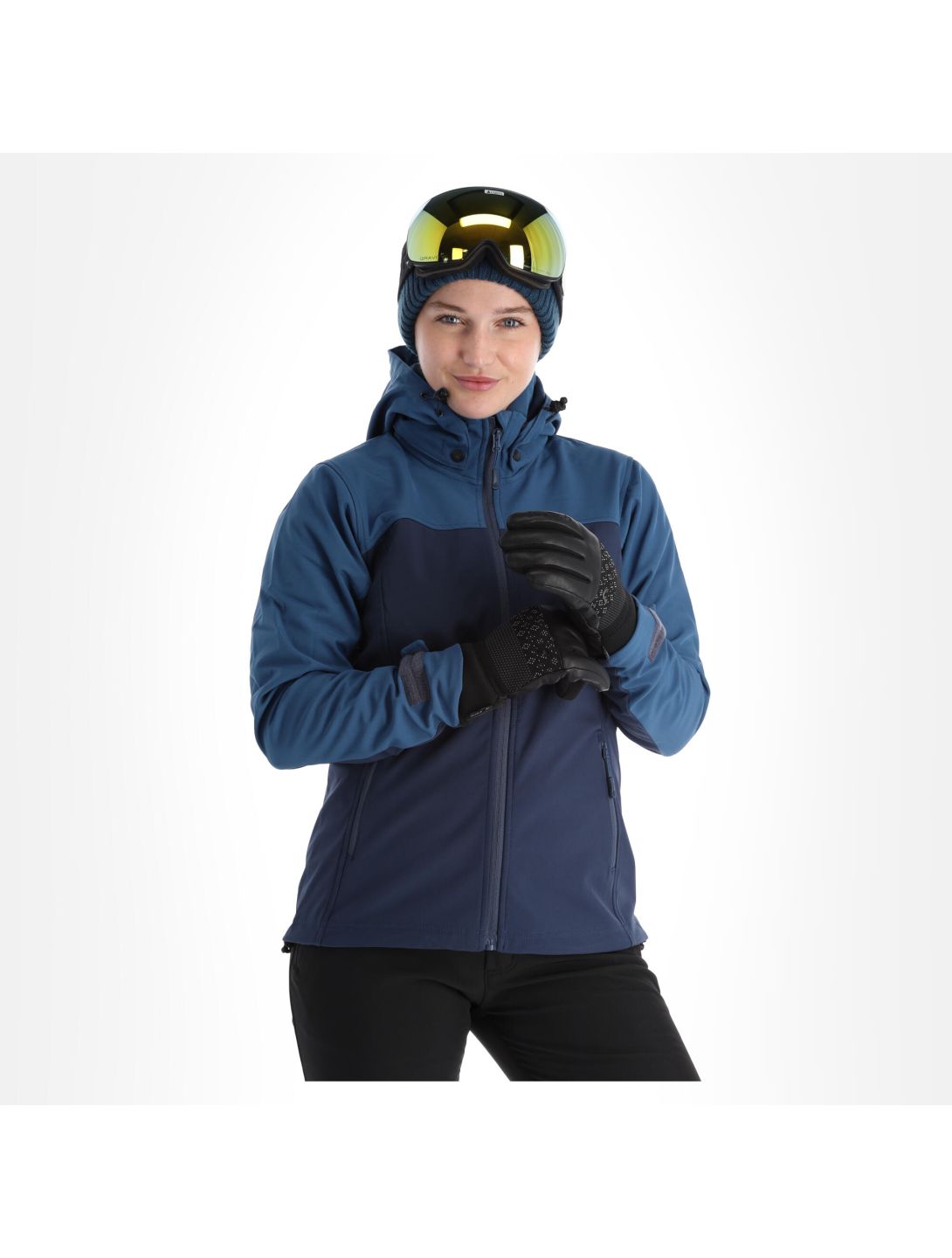 Kilpi, Ravia-W softshell ski-jas dames dark blauw 