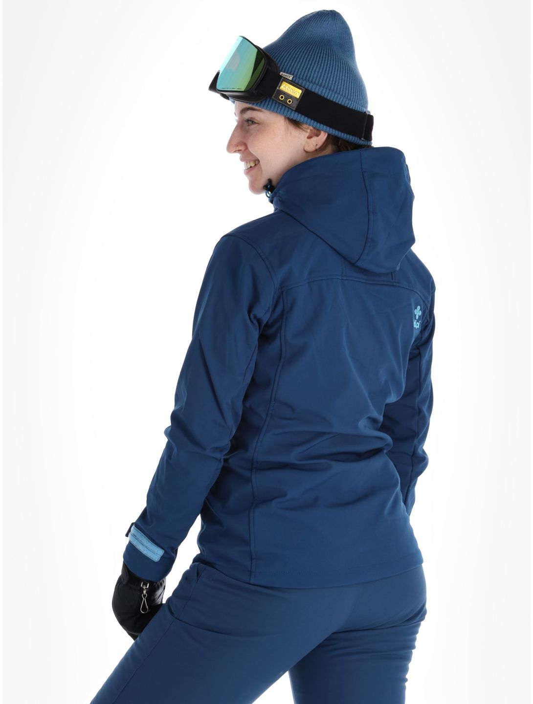 Kilpi, Ravia-w softshell ski-jas grote maten dames Dark Blue blauw 