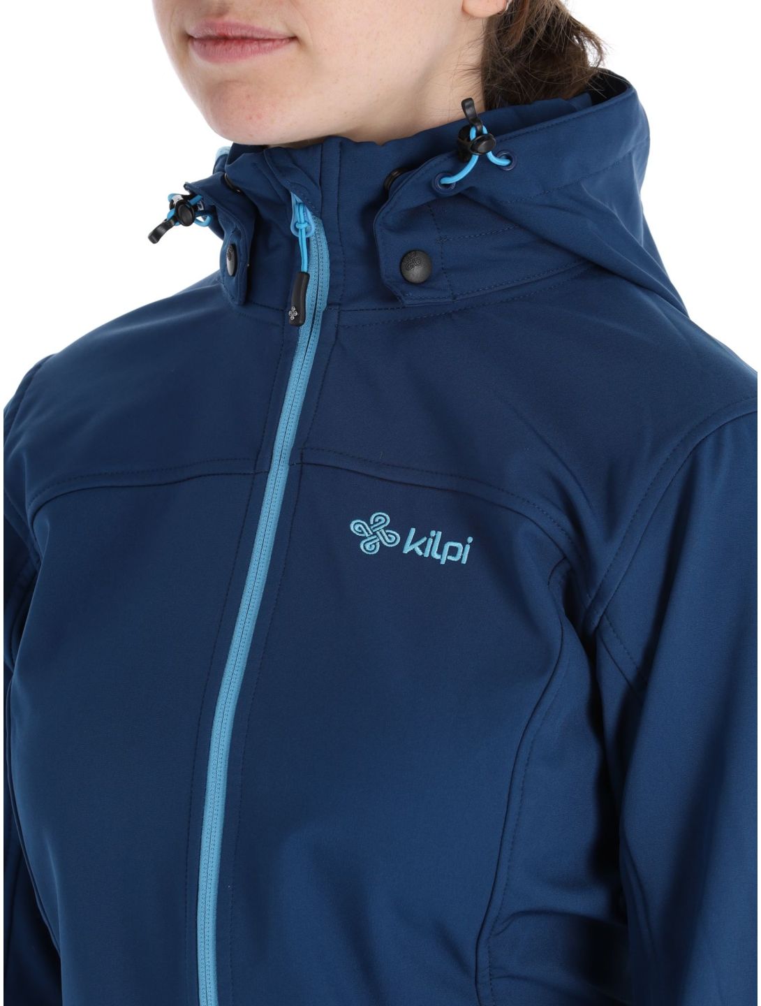 Kilpi, Ravia-w softshell ski-jas grote maten dames Dark Blue blauw 