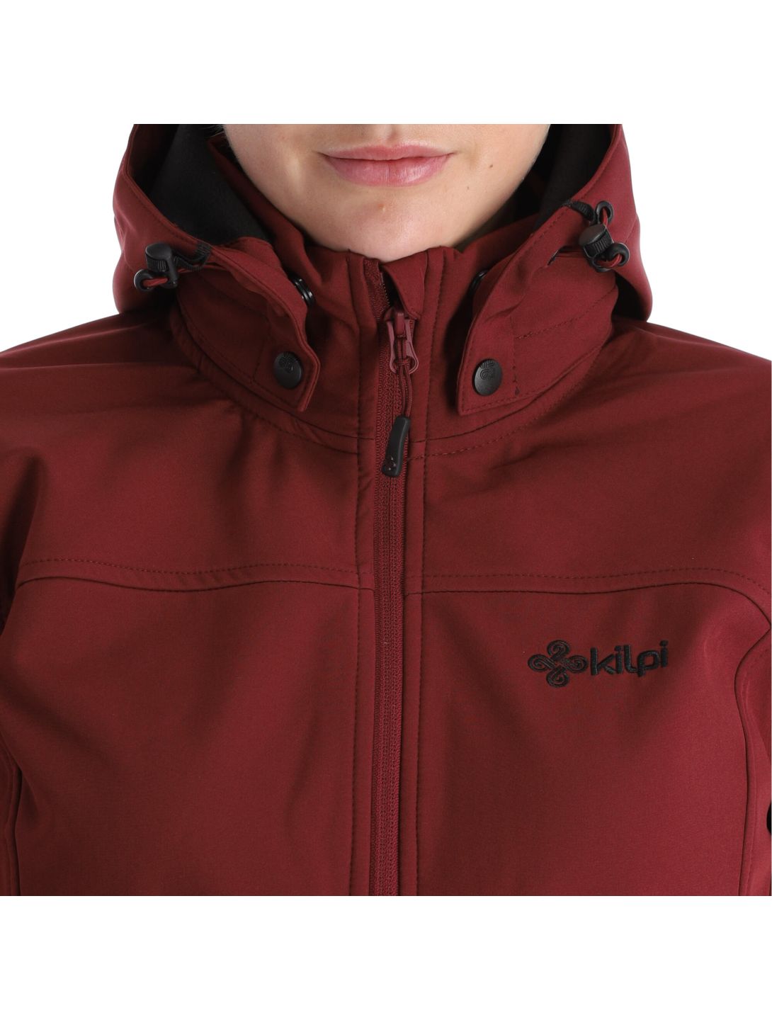 Kilpi, Ravia-W softshell ski-jas dames dark rood 