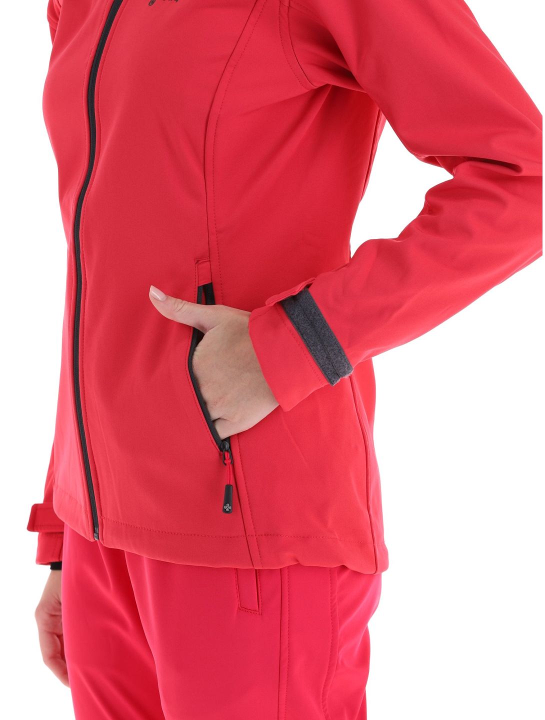 Kilpi, Ravia-w softshell ski-jas grote maten dames Pink roze 