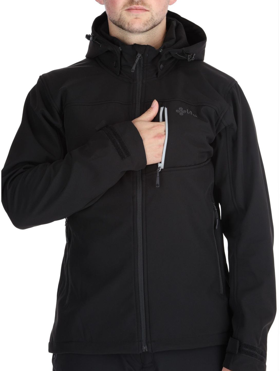 Kilpi, RAVIO AC Softshell jas heren Black Zwart 