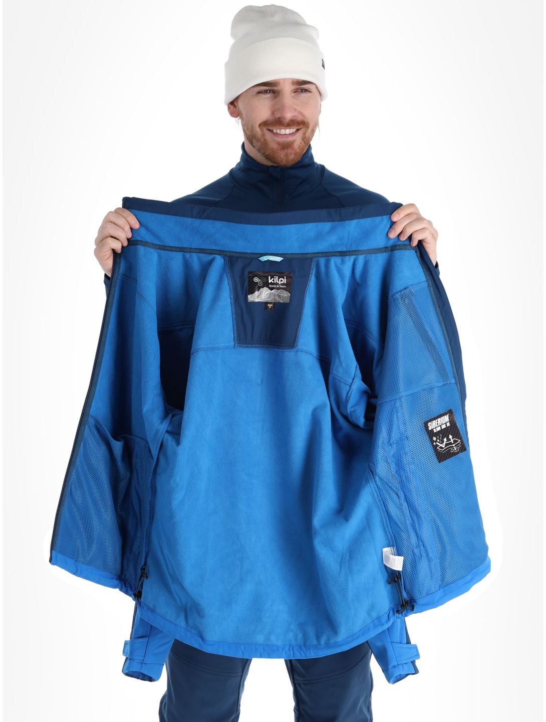 Kilpi, Ravio-m softshell ski-jas grote maten heren Blue blauw 