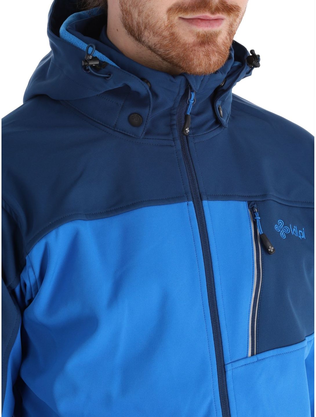 Kilpi, Ravio-m softshell ski-jas grote maten heren Blue blauw 