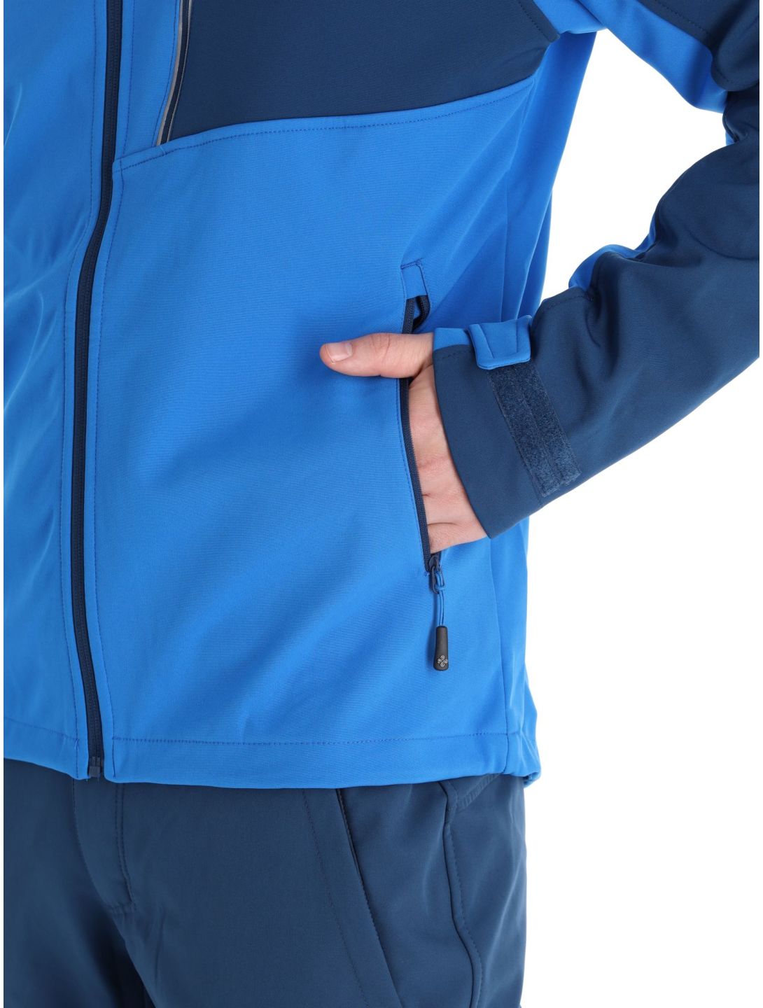 Kilpi, Ravio-m softshell ski-jas grote maten heren Blue blauw 