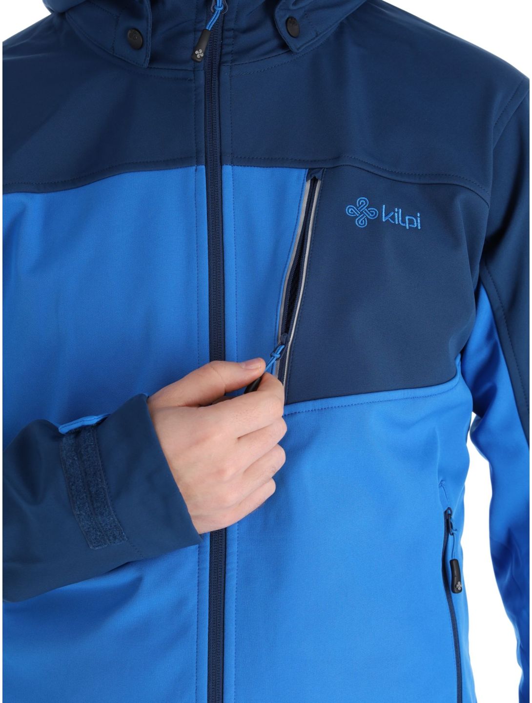 Kilpi, Ravio-m softshell ski-jas grote maten heren Blue blauw 