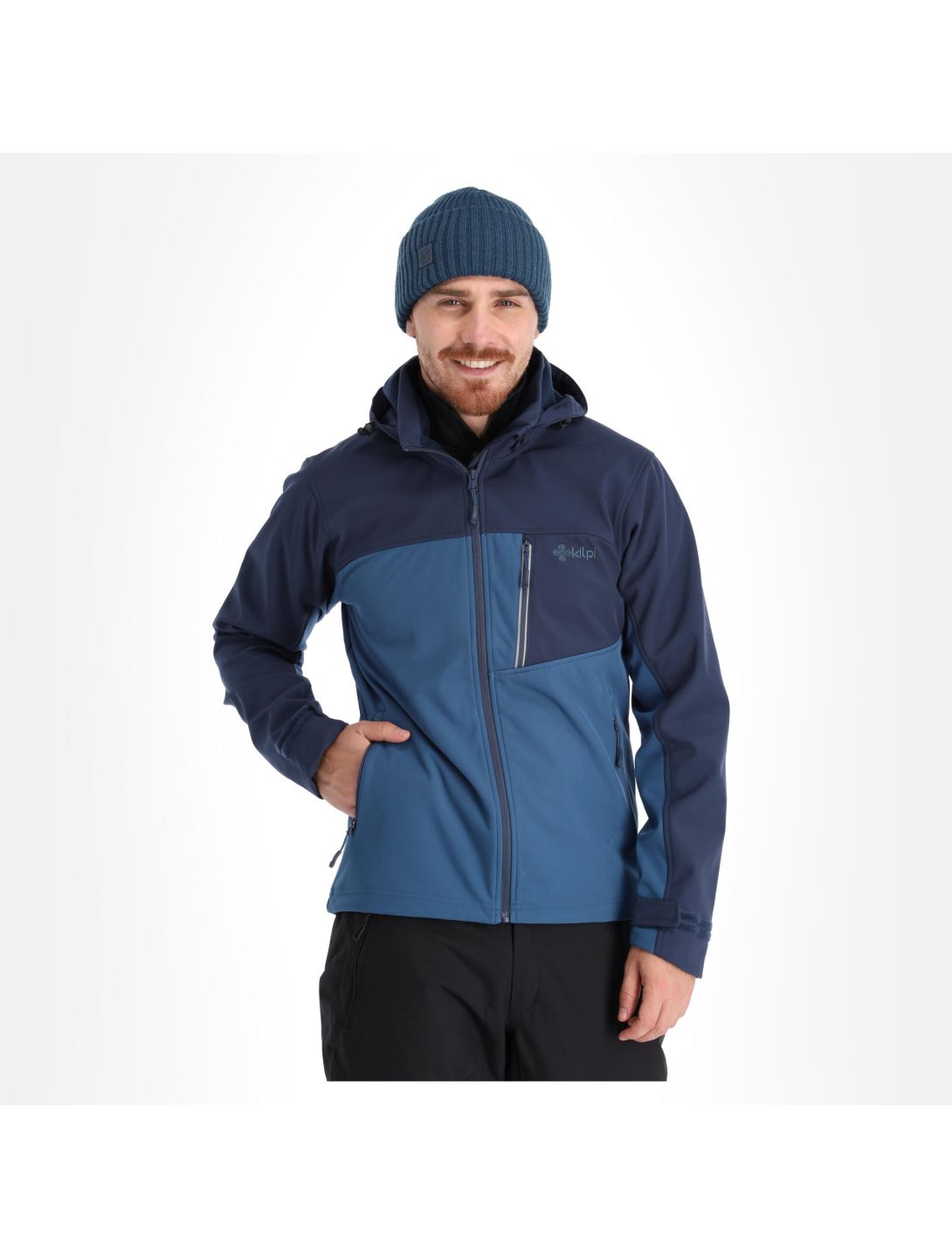 Kilpi, Ravio-M softshell ski-jas heren dark blauw 