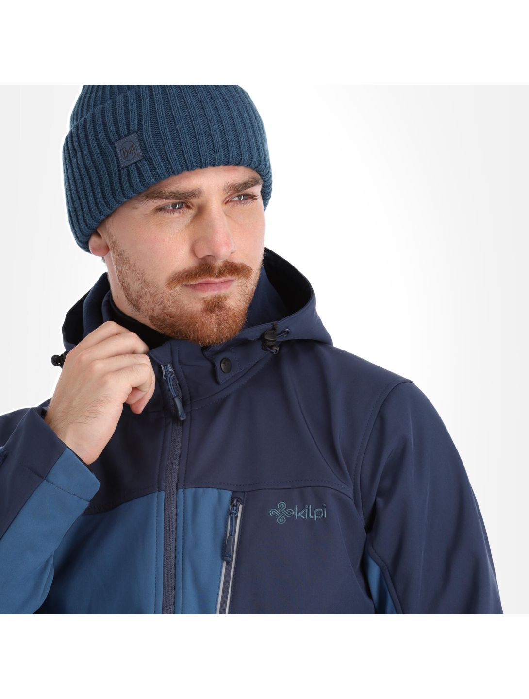 Kilpi, Ravio-M softshell ski-jas heren dark blauw 