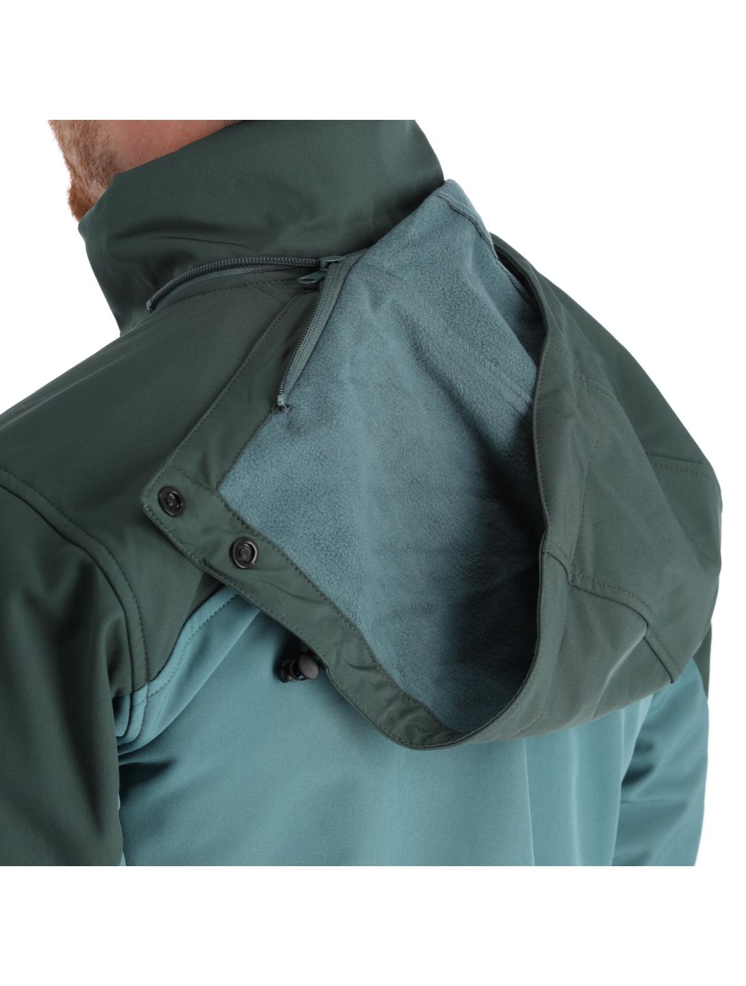 Kilpi, Ravio-M softshell ski-jas heren dark groen 