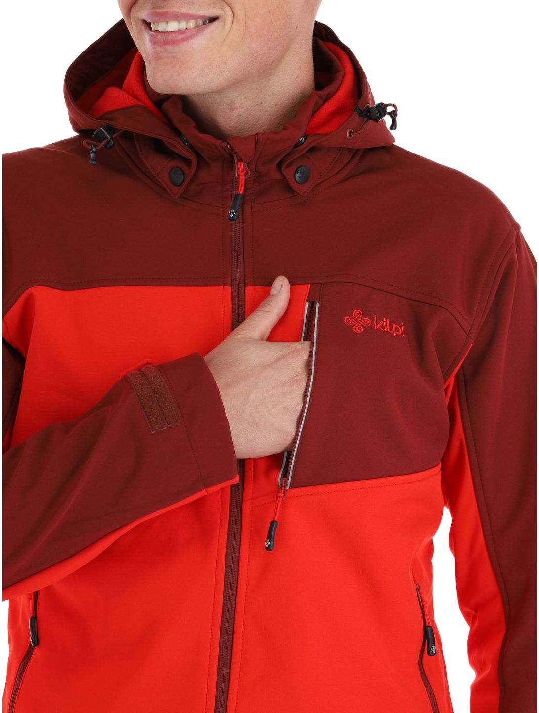 Kilpi, Ravio-M softshell ski-jas heren Red rood 