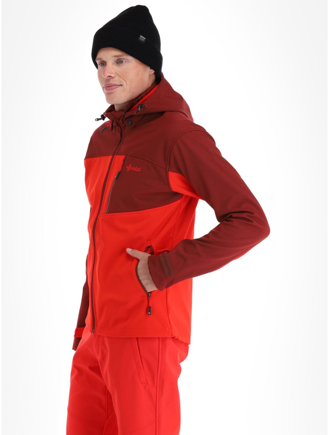 Kilpi, Ravio-m softshell ski-jas grote maten heren Red rood 