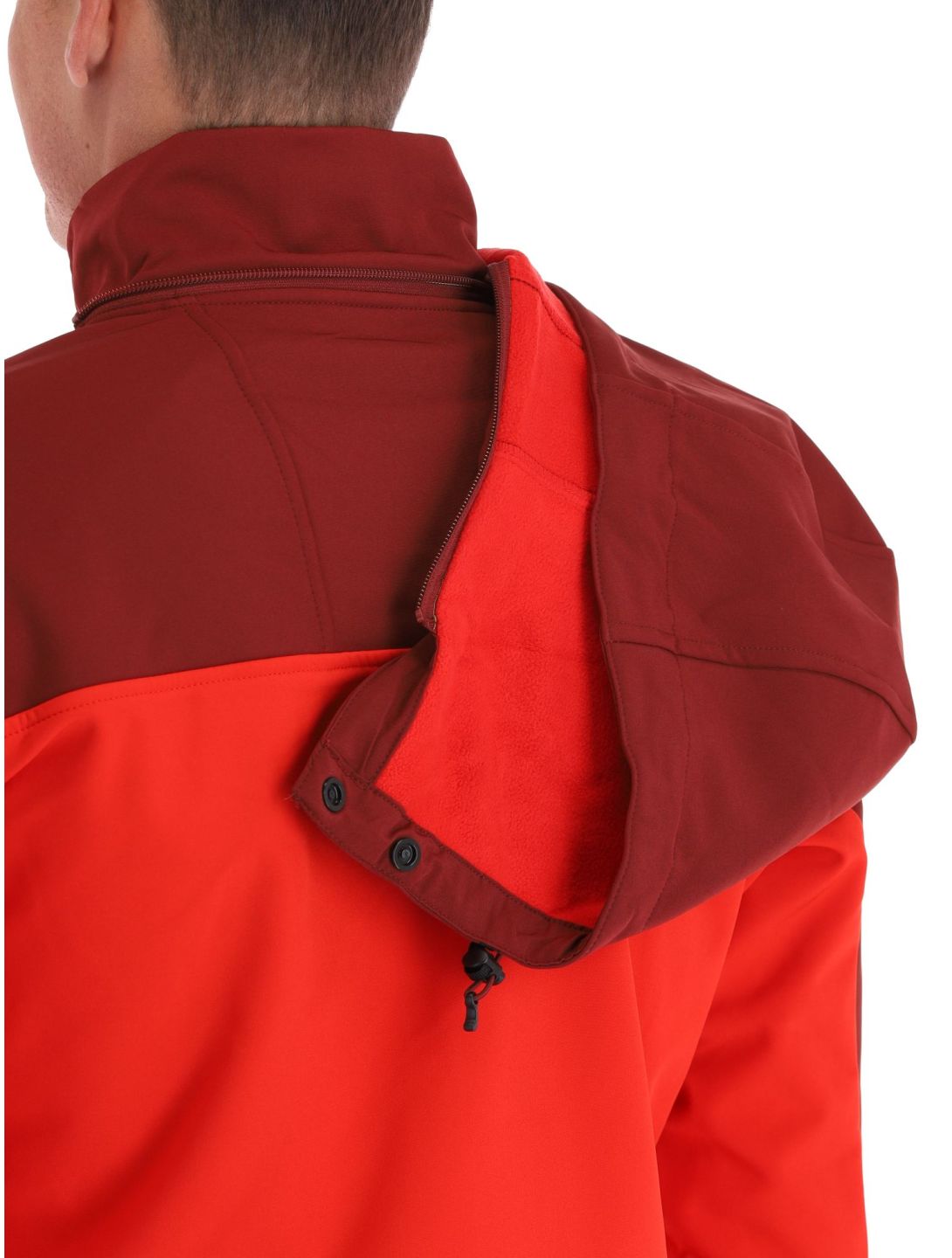 Kilpi, Ravio-m softshell ski-jas grote maten heren Red rood 