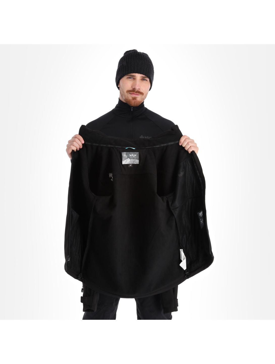 Kilpi, Ravio-M softshell ski-jas heren zwart 