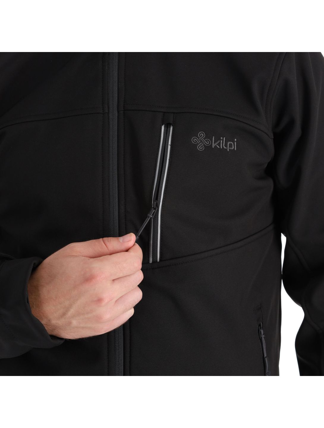 Kilpi, Ravio-M softshell ski-jas heren zwart 