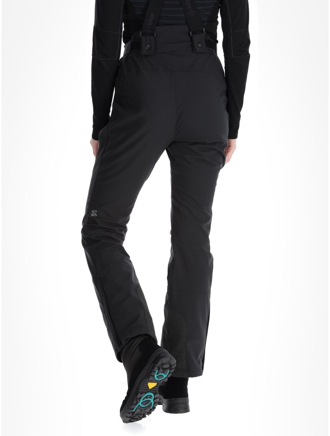 Kilpi, RHEA BC Skibroek Softshell dames Black Zwart 