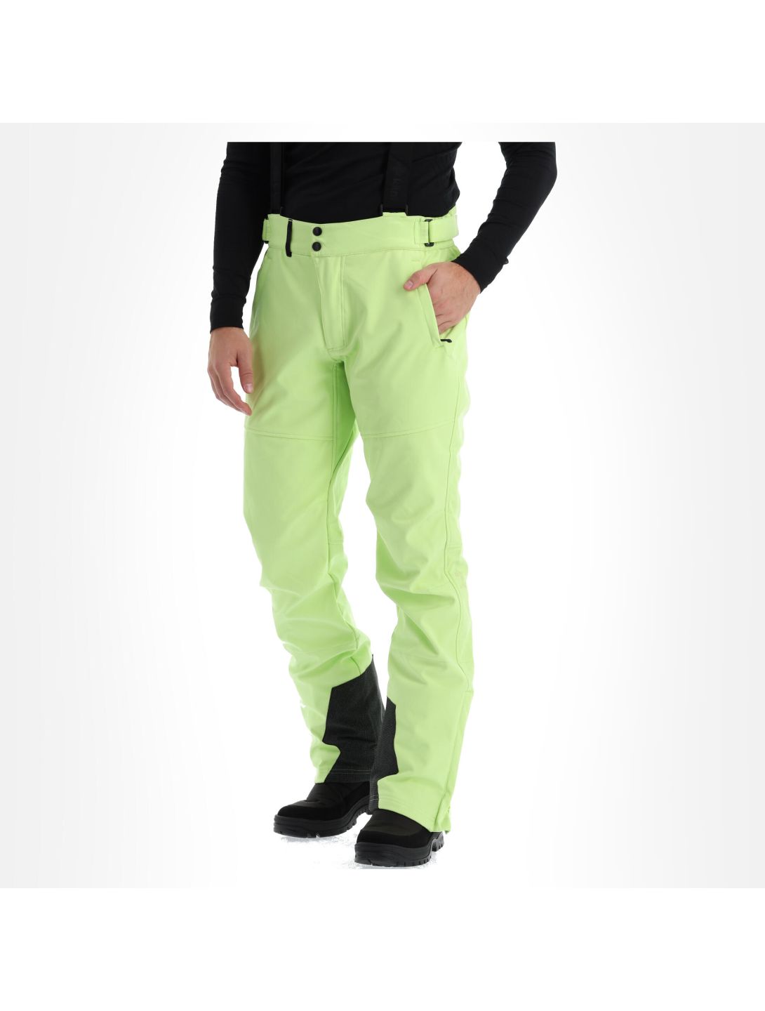 Kilpi, Rhea-M softshell skibroek heren lime groen 