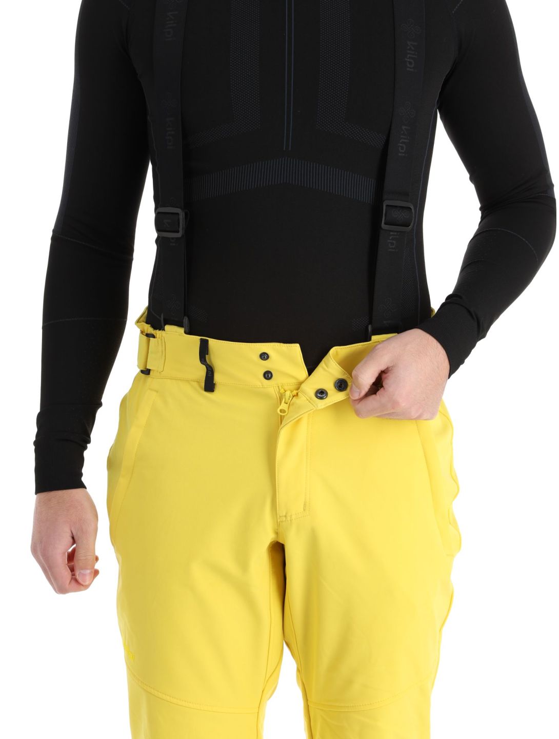 Kilpi, Rhea-M softshell skibroek heren Yellow geel 