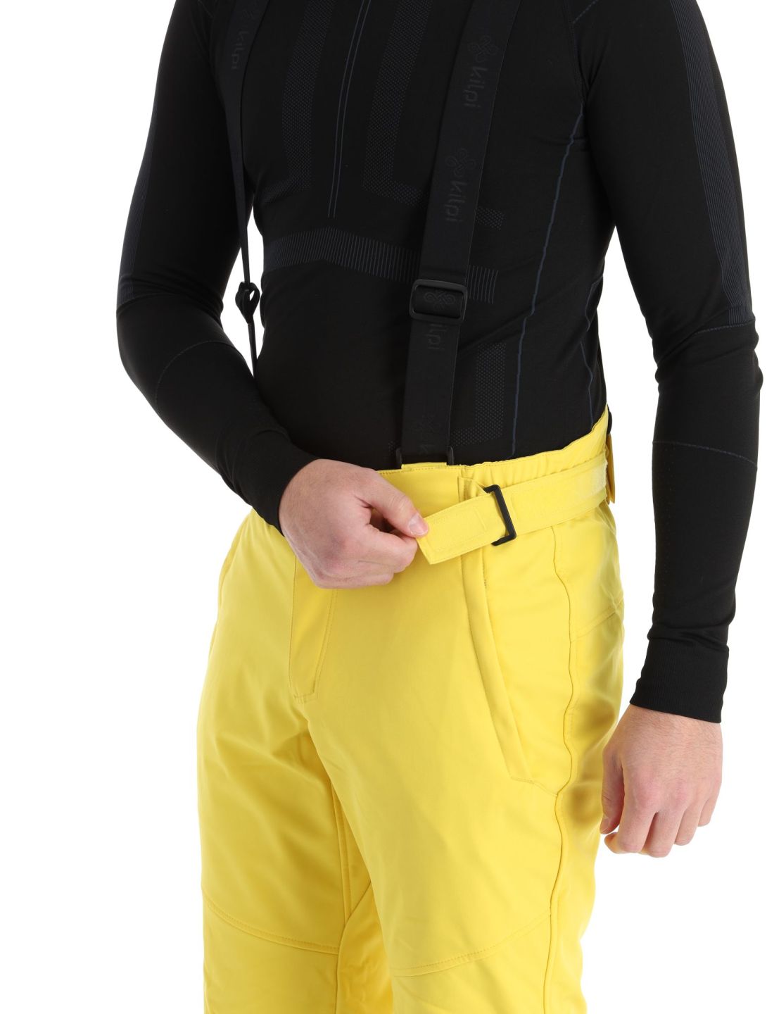 Kilpi, Rhea-m softshell skibroek grote maten heren Yellow geel 