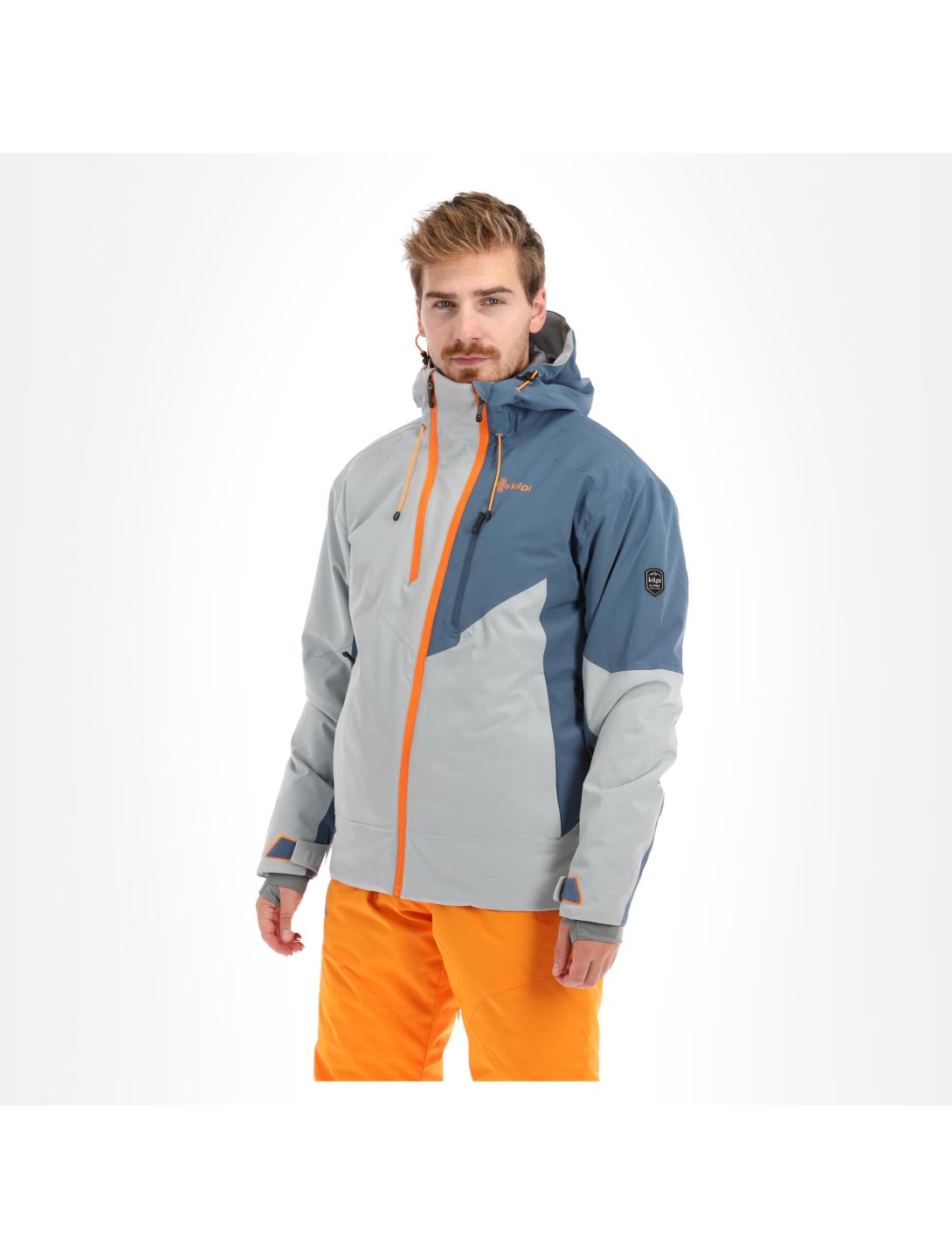 Kilpi, Thal-M ski-jas heren light blauw, grijs 