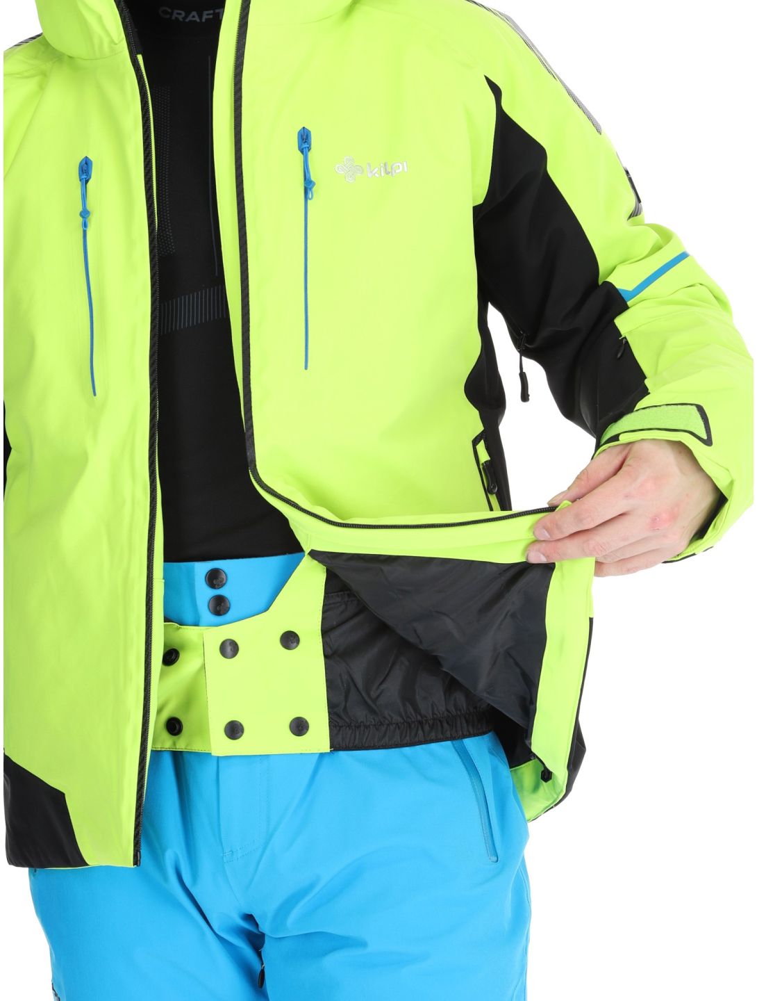 Kilpi, Turnau ski-jas heren Lime Green groen 