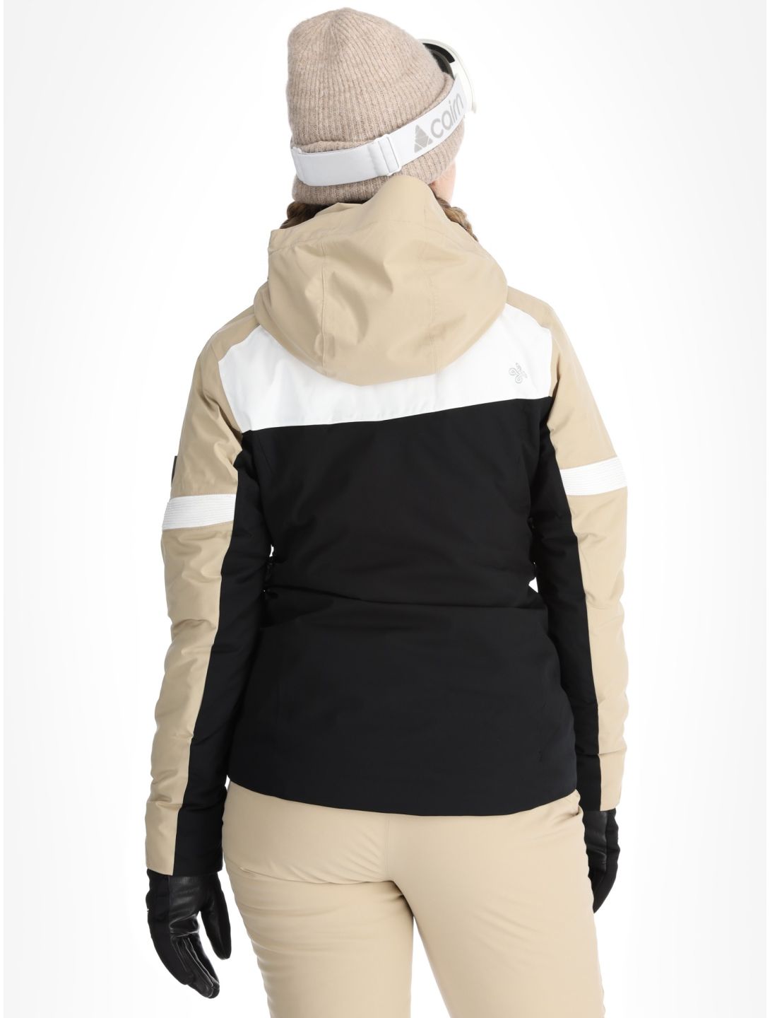 Kilpi, Valera ski-jas dames Beige beige, wit, zwart 