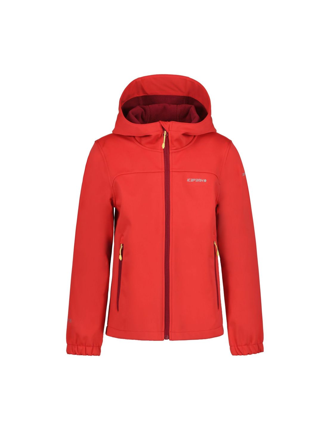 Icepeak, Kleve Jr softshell ski-jas kinderen coral rood 