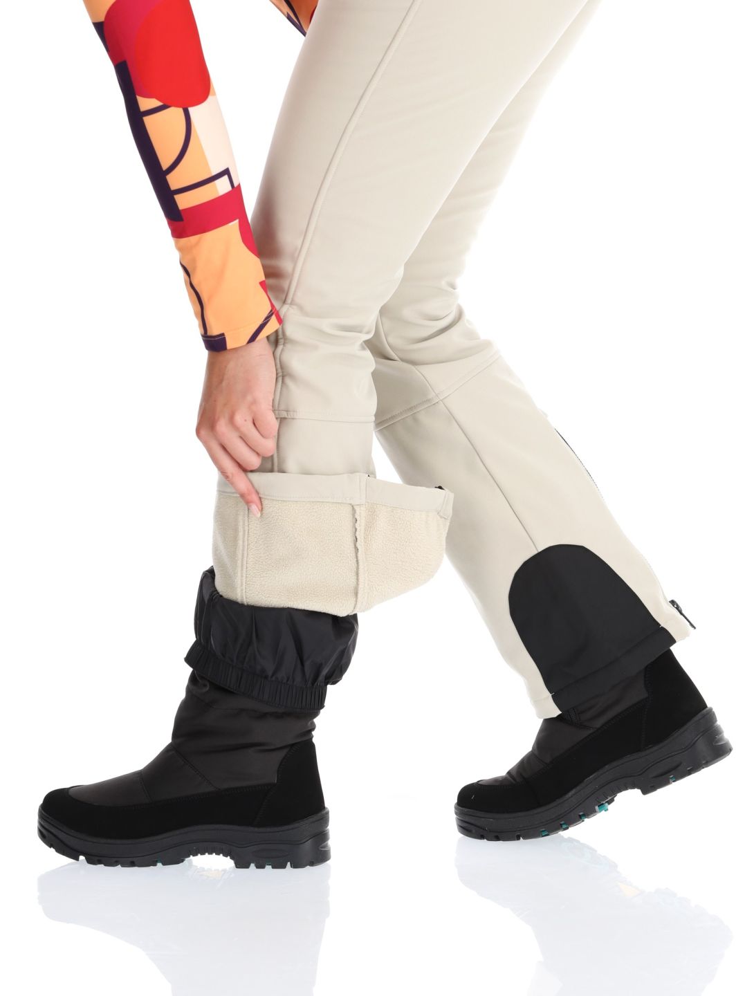 Kou Sportswear, Frost Flare Pants skibroek dames Sustained Grey grijs 