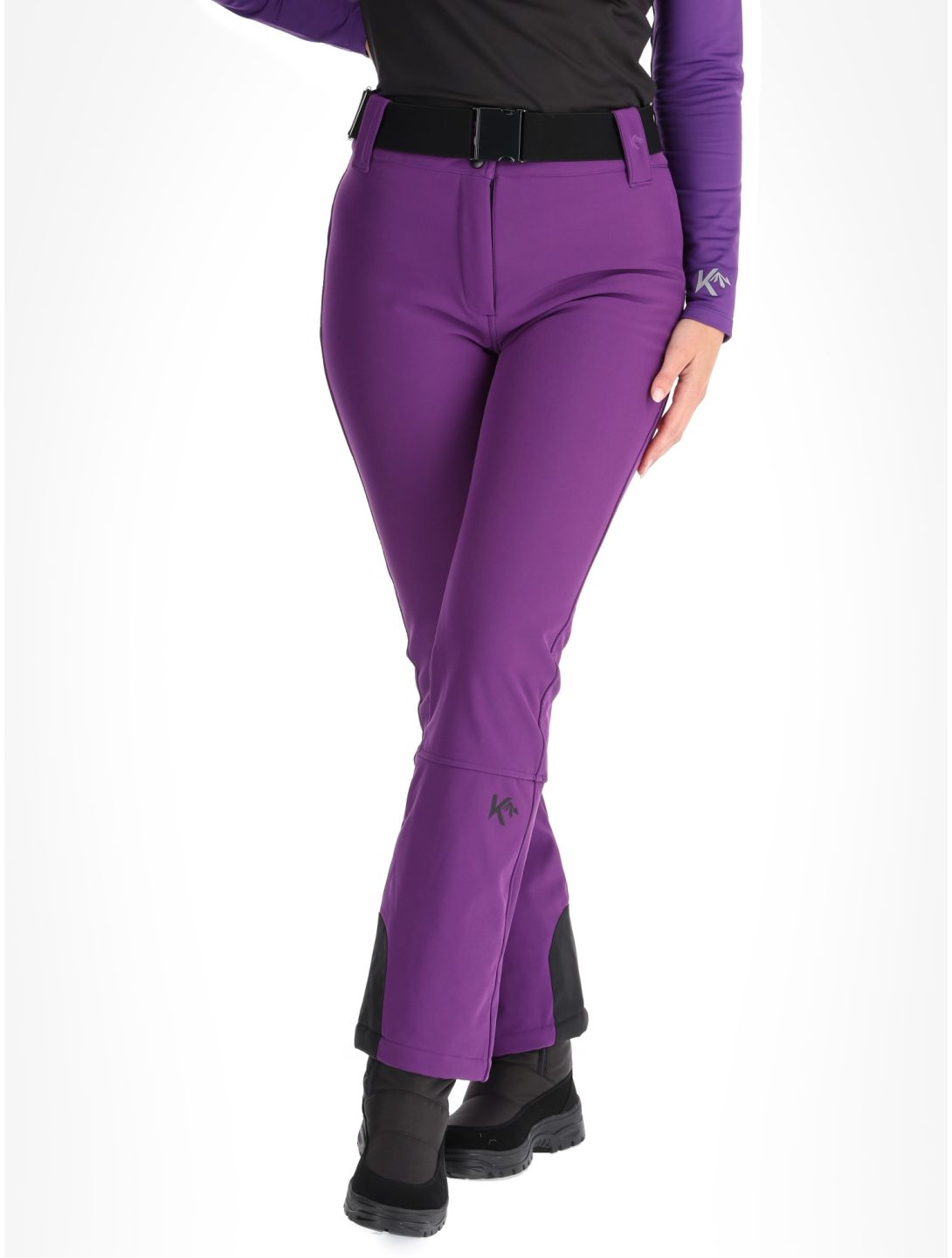 Kou Sportswear, Frost Flare Pants softshell skibroek dames Purple paars 