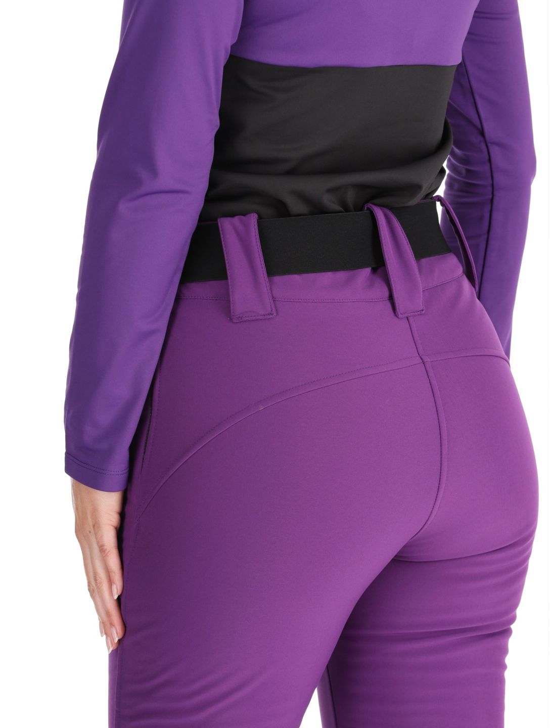 Kou Sportswear, Frost Flare Pants softshell skibroek dames Purple paars 