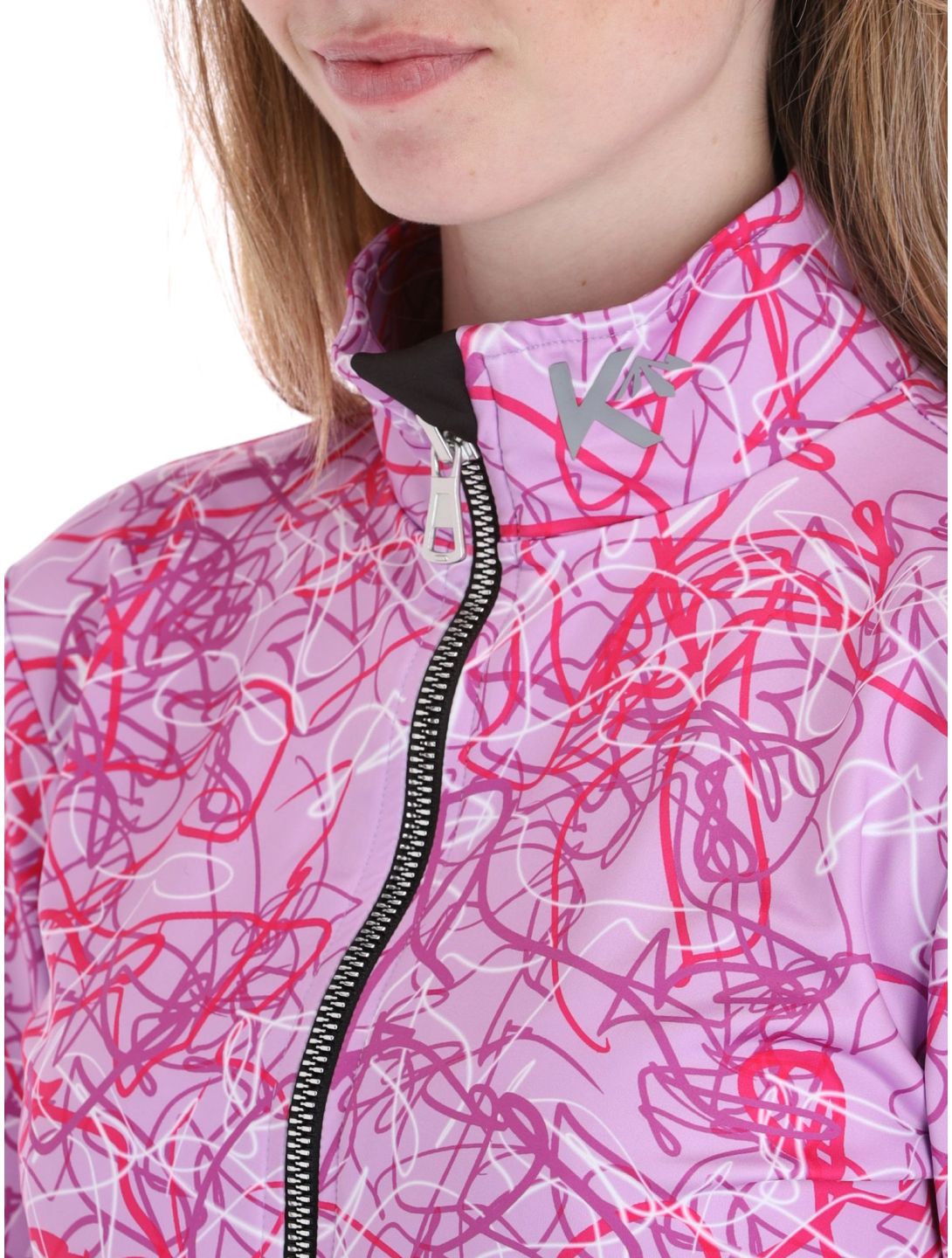 Kou Sportswear, Geolines skipully dames Purple-Pink paars, roze 